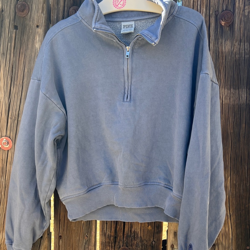 VS PINK Quarter-Zip sweater
